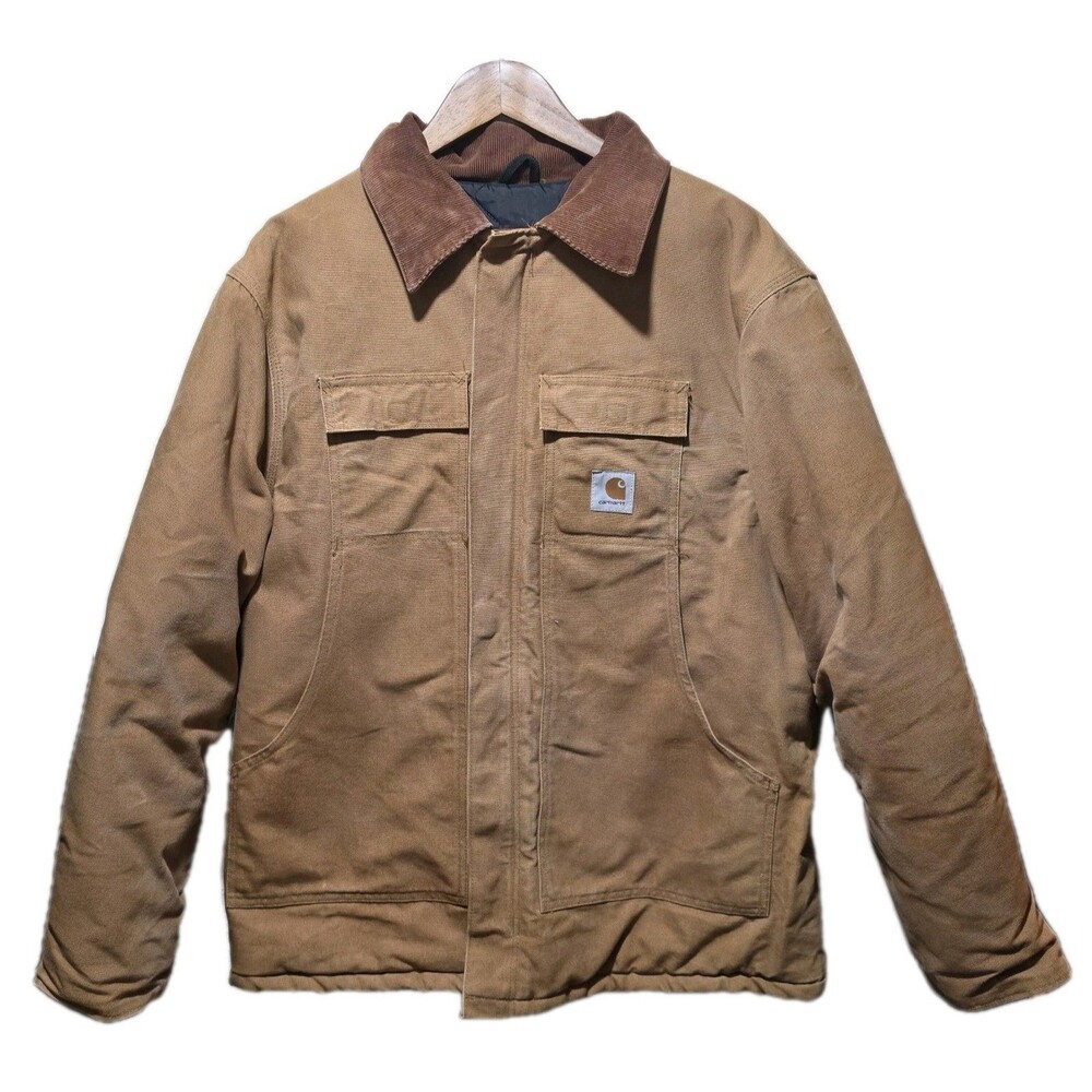 Vtg Carhartt C51 BRN Duck Traditional Coat XL  Brown Arctic USA Made Insulated
